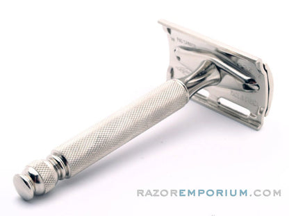 1951 W2 Gillette Ball End Tech DE Razor | Electro Etched Logo