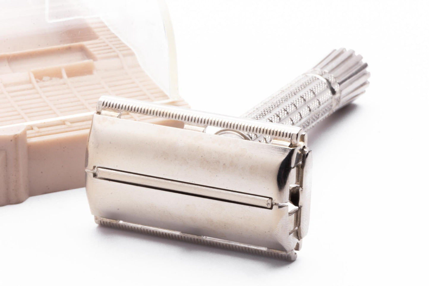 1964 J1 Gillette Flare Tip DE Super Speed Safety Razor Set | Original Condition