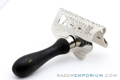 1907 American Safety Razor Co. Single Edge Safety Razor w/ Black Leather Box