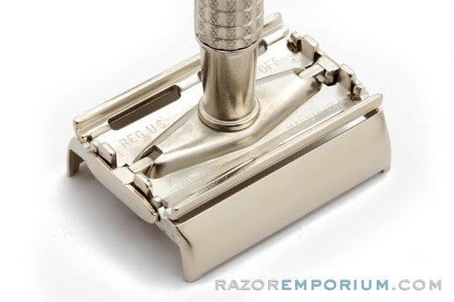 1963 Gillette Flair Tip Super Speed Safety Razor Rhodium Revamp I4