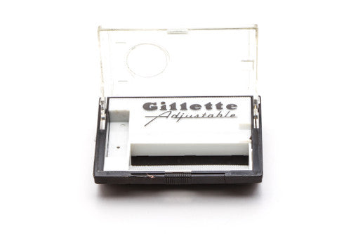 1950's Gillette $1.95 Fatboy Adjustable Original Black Case