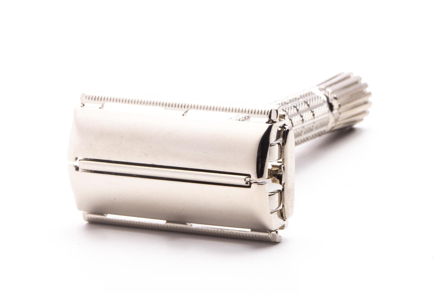 1961 G4 Gillette Flare Tip Super Speed Safety Razor | Factory Nickel Revamp