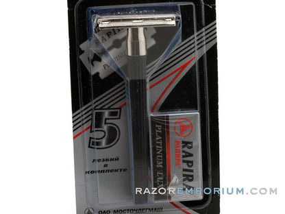 Rapira Platinum Lux Double Edge Safety Razor