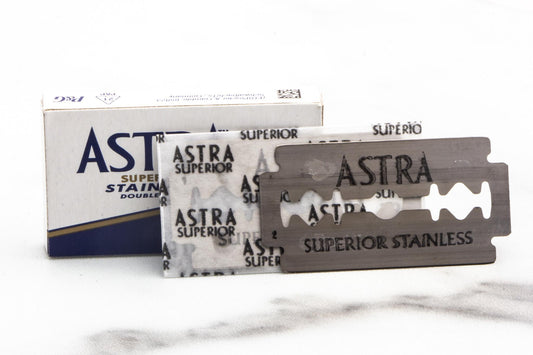 Astra Superior Stainless (Blue) Double Edge (DE) Blades
