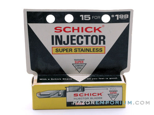 Schick Injector Super Stainless Steel (15) - New Old Stock (NOS) Razor Blades