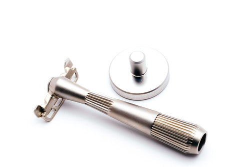 The Twig Razor Stand LEAF | Silver