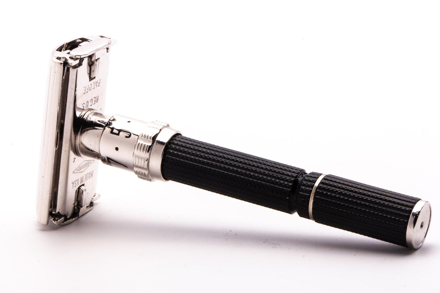 1974 U4 Gillette Super Adjustable 84 Double Edge Safety Razor | Rhodium Revamp