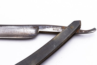 9/16" H. Boker & Co Silver Clipper Straight Razor