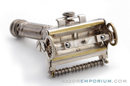 1920's Wilkinson Sword Co. Empire 7 Day Model Wedge Style Safety Razor- Excellent