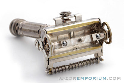 1920's Wilkinson Sword Co. Empire 7 Day Model Wedge Style Safety Razor- Excellent