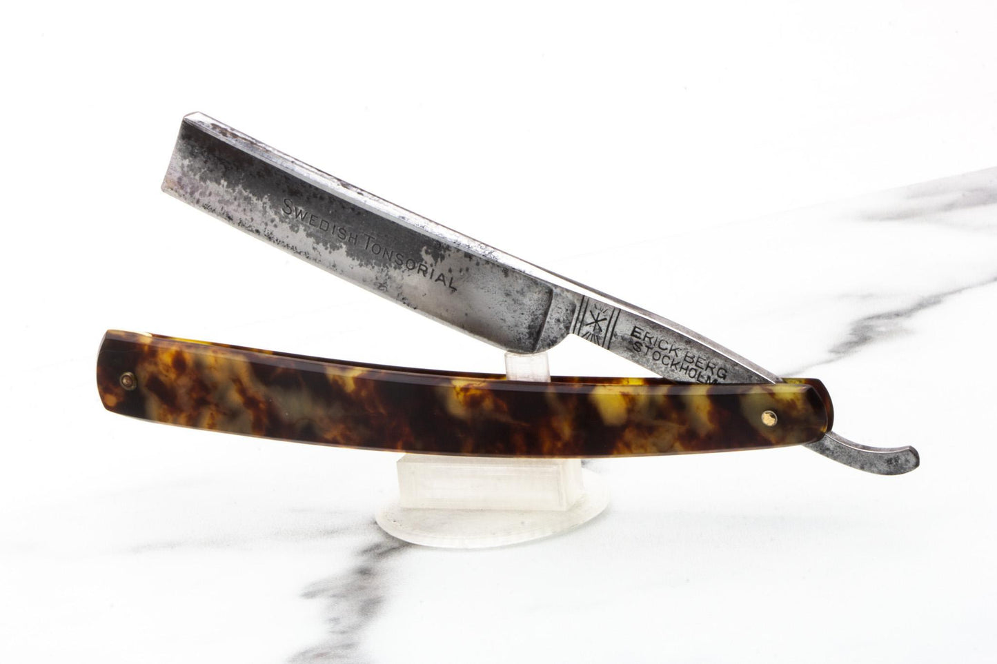 5/8" Vintage Restored Erickburg Stockholm Straight Razor
