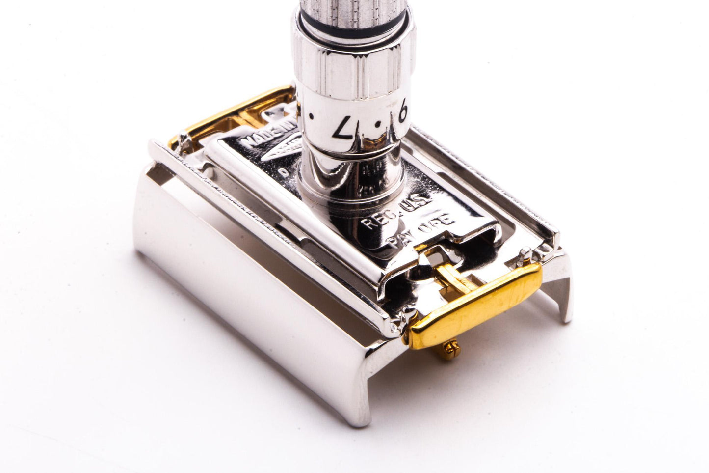 1958 D3 Gillette Executive Fatboy Adjustable Double Edge Safety Razor | Prospector Edition