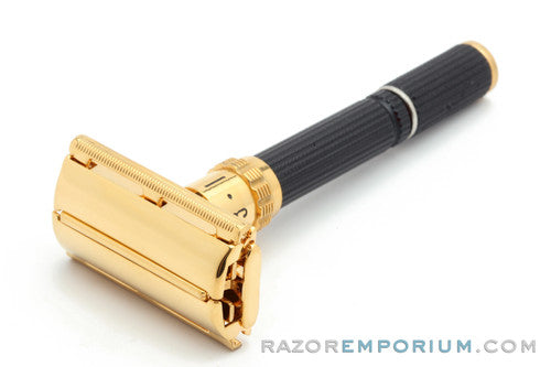 1974 Gillette Super Adjustable 84 TTO Short Safety Razor 24K Gold Revamp U2