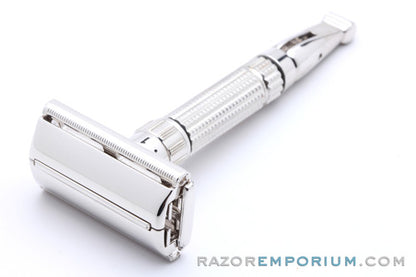 1960 Gillette F4 Toggle Adjustable DE Safety Razor | Rhodium Revamp