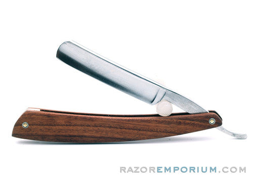 9/16" McLean, Black & Co. "Warranted" Straight Razor w/ Cocobello Wood | Boston, Mass.