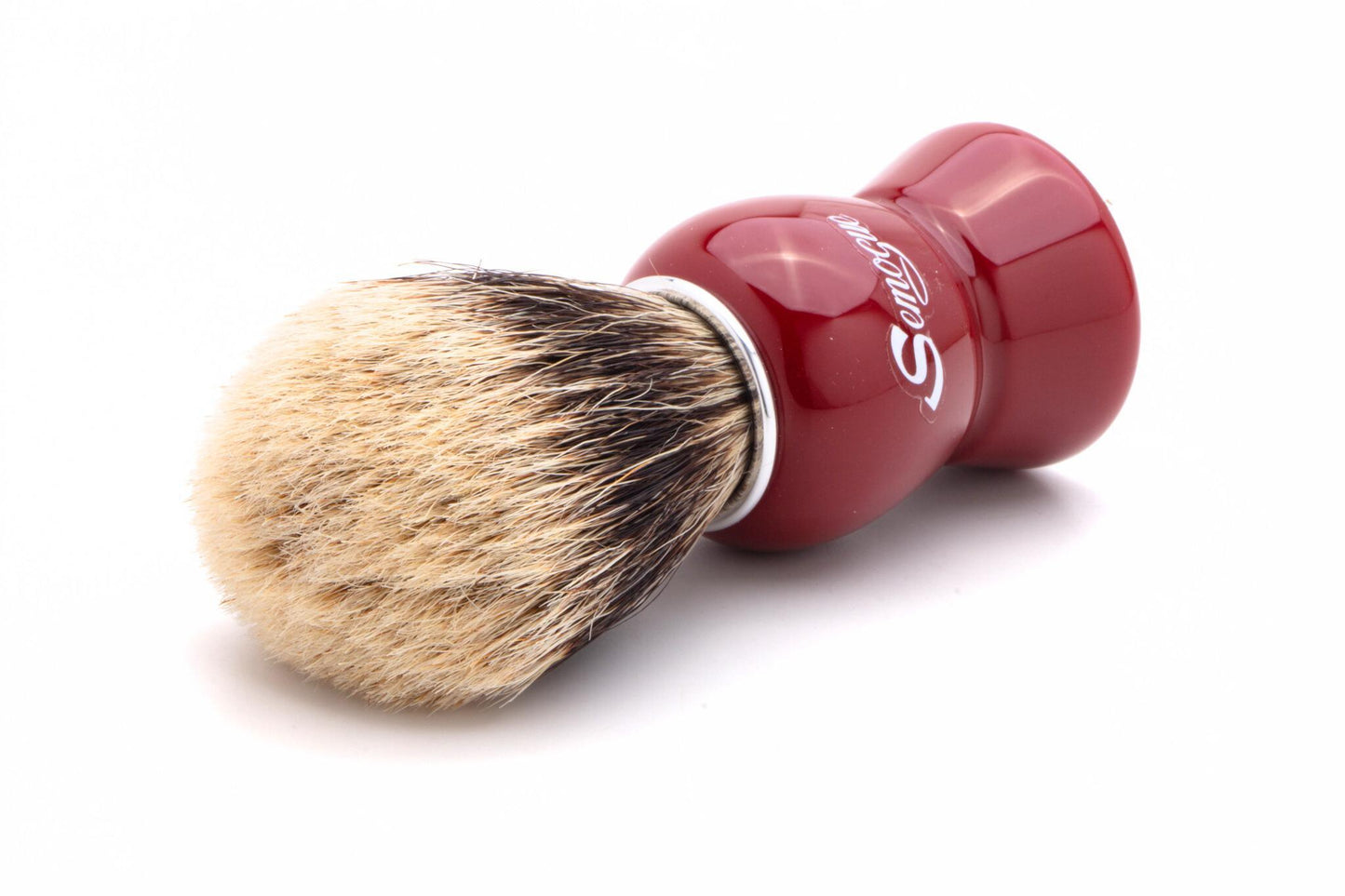 Semogue | Galahad-C3 Finest Badger Shaving Brush (Imperial Red)