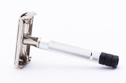 1951 W4 Gillette Black Tip Super Speed Double Edge Safety Razor Set | Original Condition