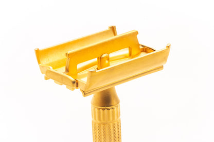 1951 W1 Gillette Aristocrat Double Edge Safety Razor | Matte Gold