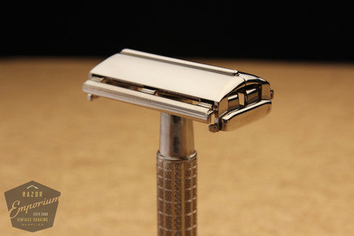 Gillette 1954 Flair Tip Super Speed Razor * Nickel REVAMPED