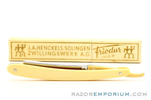 9/16" J.A. Henckels #1078 Straight Razor w/ Case | Solingen, Germany