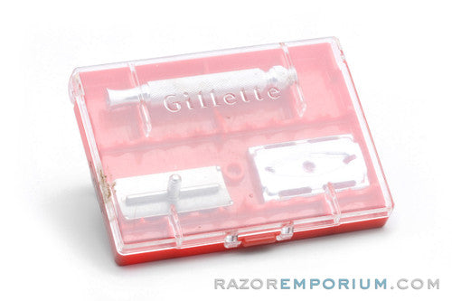 1960s Gillette Ball End Tech Razor Set - Made in England