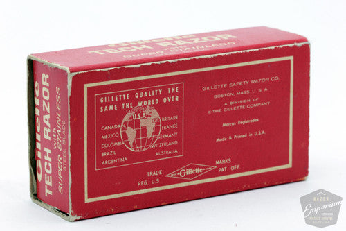 1965-73 Gillette Ball End Tech DE Safety Razor
