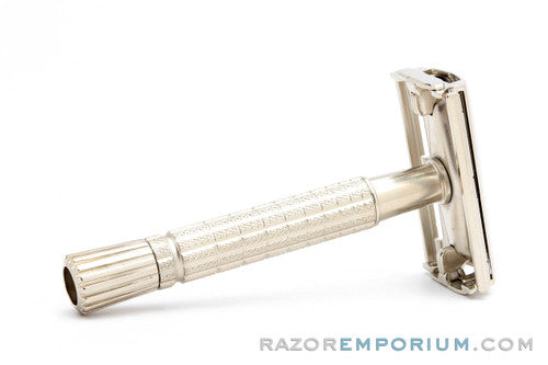 1966 Gillette Flair Tip Super Speed Safety Razor | L1 Factory Nickel Revamp