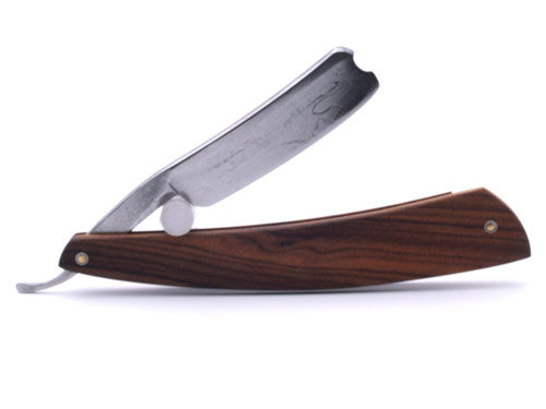 6/8"  Wade & Butcher "Celebrated Fine India Steel Razor" Straight Razor w/ Cocobello Wood Scale | Sheffield, England