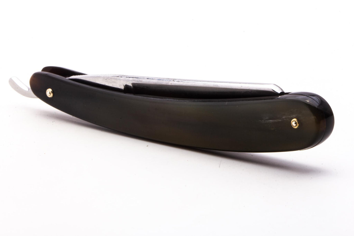 5/8" Ralf Aust Square Point Straight Razor | Horn Scales