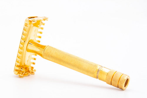 1930's Gillette Sheraton DE Safety Razor | 24K Gold Revamp
