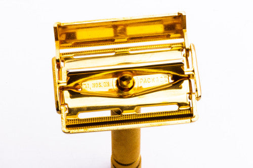 1940's Gillette TTO Milord Safety Razor Set w/ Case & Blades