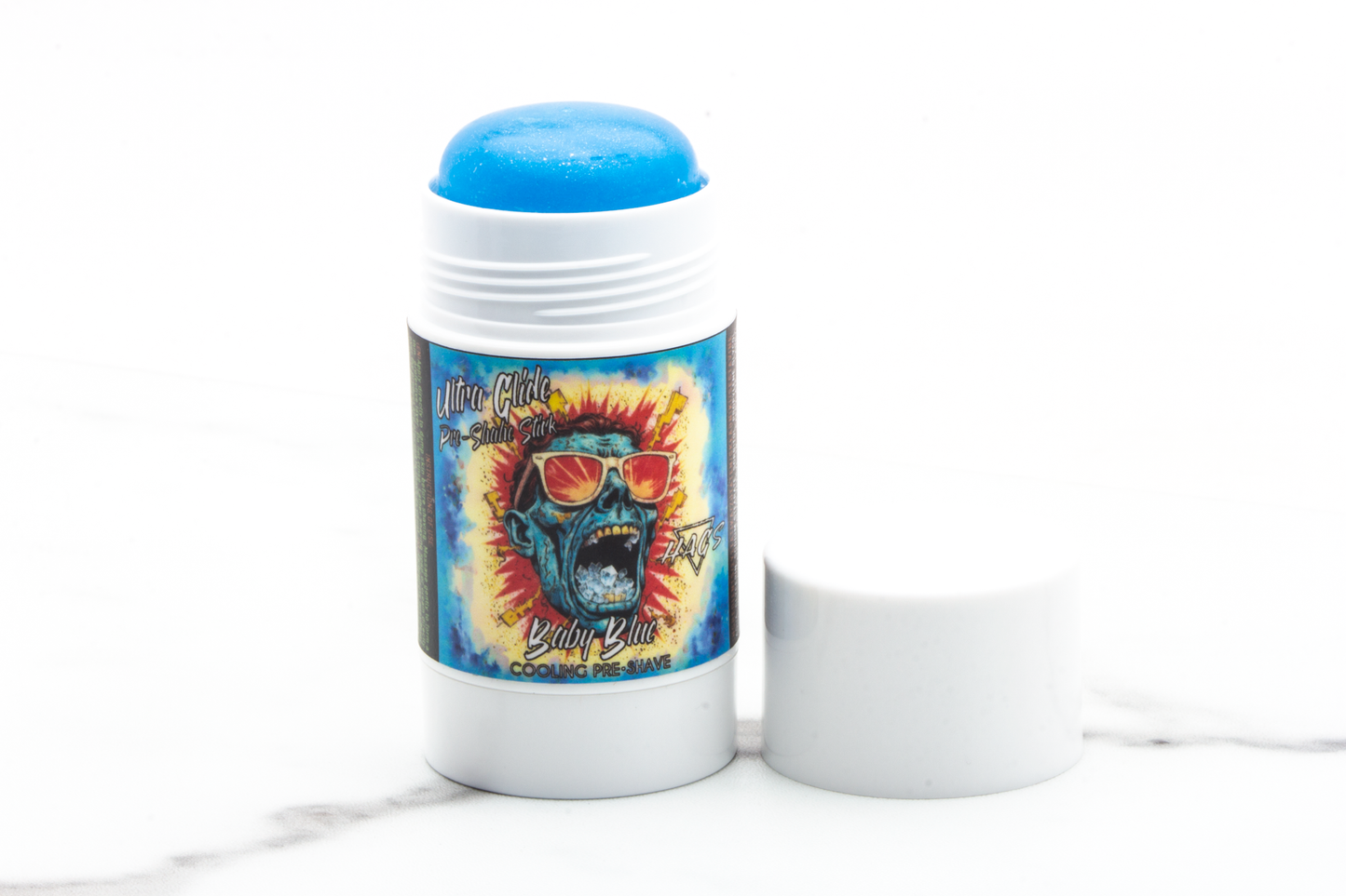 Hags | Baby Blue – Cooling Ultra Glide Pre-Shave Stick