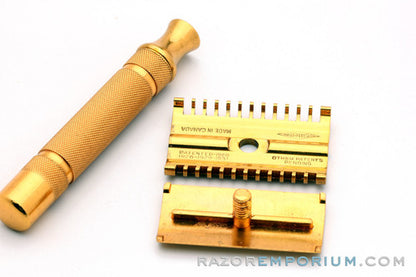 1930's Gillette NEW Gold Special Long Comb | New Old Stock (NOS)