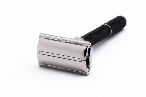 1984 Gillette Super Adjustable "Black Beauty" DE Safety Razor E3