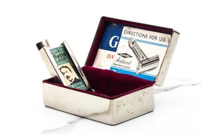 1948 Gillette British No. 15 Aristocrat Double Edge Razor Set | Original Condition