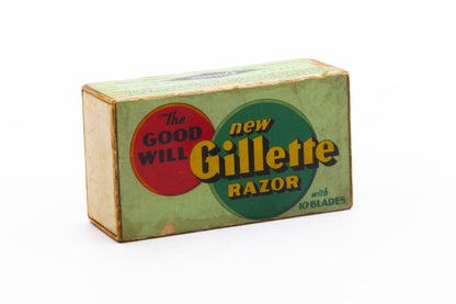 1930's Gillette Goodwill Double Edge Razor with Original Box | Original Condition