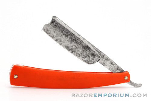 7/8" Barber's Notch Shave Ready Straight Razor G10 Scales
