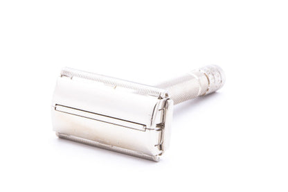 1949 Vintage Gillette TTO Super Speed Double Edge Safety Razor with Original Box and Blade Bank