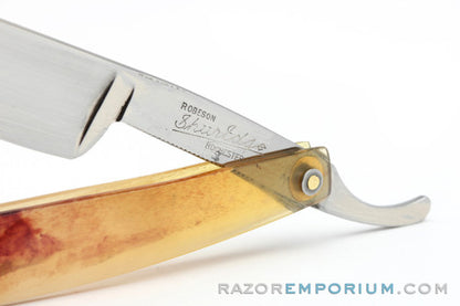5/8" Robeson ShurEdge Hollow Ground Straight Razor | USA