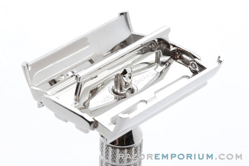 1955 A2 Gillette President Safety Razor | Factory Nickel Revamp