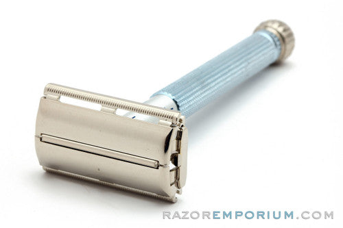 1966 Gillette Blue Star Lady Gillette Double Edge Safety Razor L2