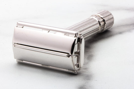 1953 Y2 Gillette President Double Edge Safety Razor | Rhodium Revamp