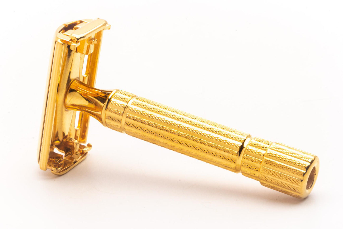 1955 A4 Gillette President Double Edge Safety Razor Set With Blades | 24K Gold Revamp