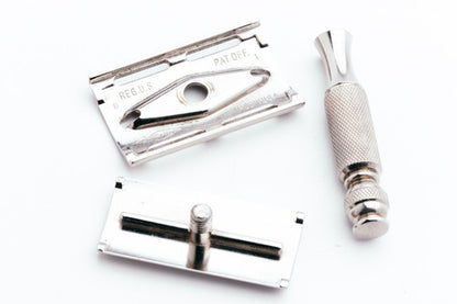 1956 Gillette Ball End Tech Travel Safety Razor