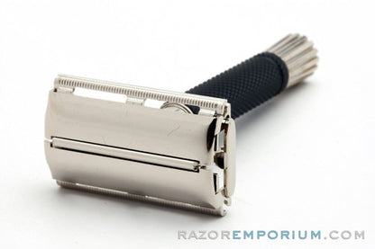 1984 Gillette Black Handle Super Speed Safety Razor E3