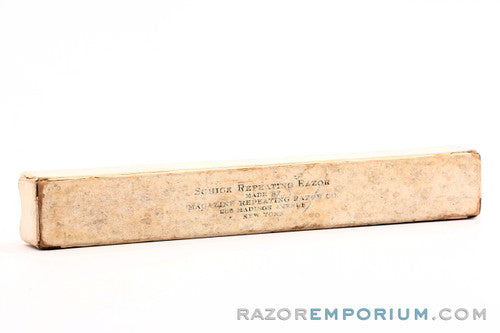 1920's Schick Type A Gold Repeating Injector Razor Set
