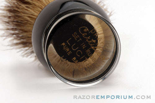 Drake Certified Pure Badger UHN Shaving Brush Lucite Handle