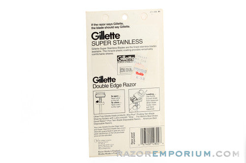1989 Gillette G2000 TTO DE Safety Razor NOS J1