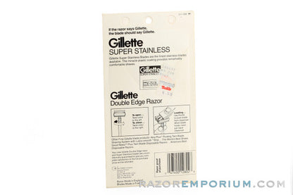 1989 Gillette G2000 TTO DE Safety Razor NOS J1