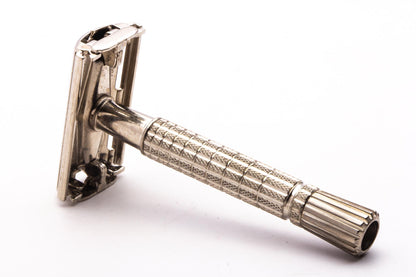 1965 K1 Gillette Flare Tip Super Speed Safety Razor Factory | Factory Nickel Revamp